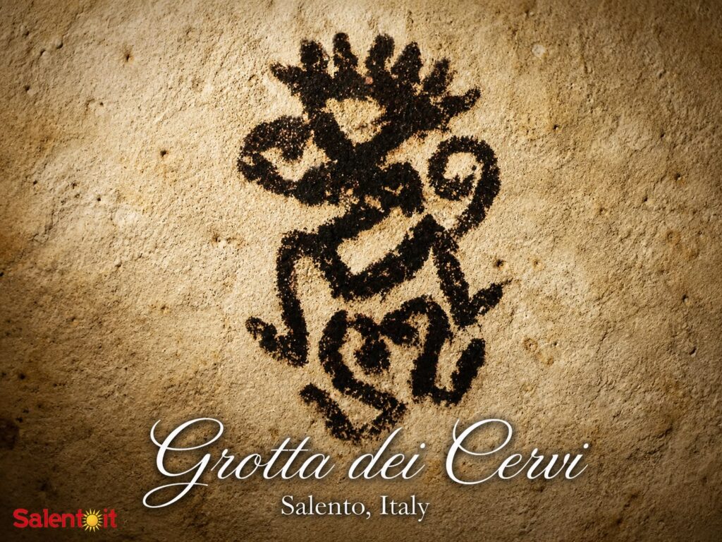 Lo Sciamano simbolo della Grotta dei Cervi Porto Badisco (Salento)