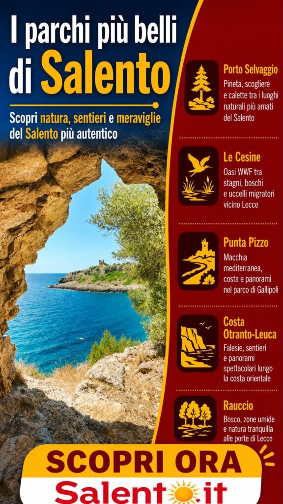 I parchi più belli da vedere nel Salento.