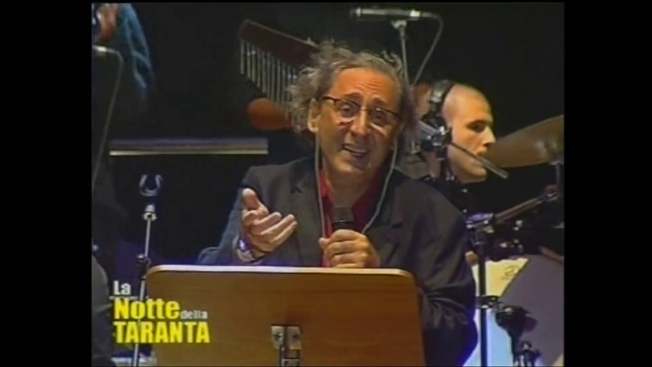 Franco Battiato "Quannu te llai la facce" - Notte della Taranta 2004