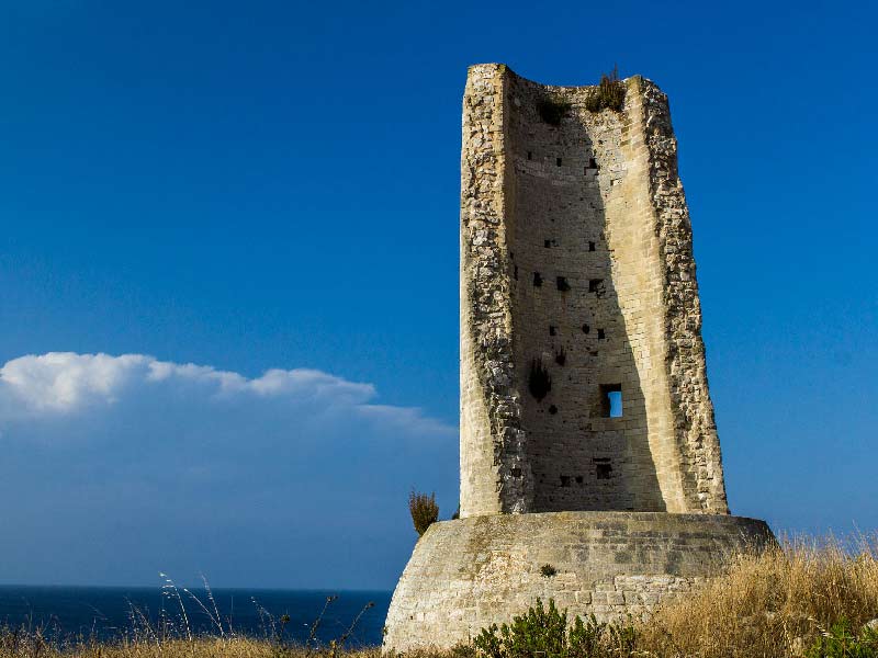 La torre del Serpe a Otranto
