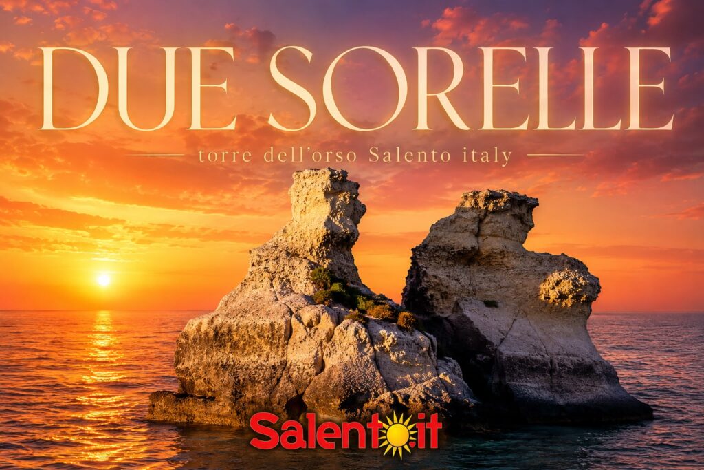 Scogliera delle Due Sorelle a Torre dell'orso (Salento)