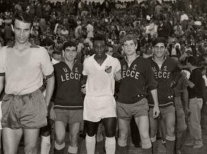 LECCE-Santos 1 a 5 del 1967: prestigiosa amichevole col SANTOS di PELE'