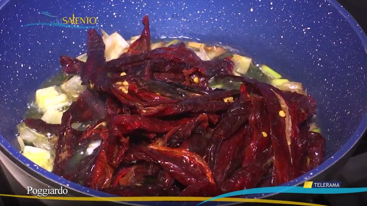 peperonata con la verdura secca