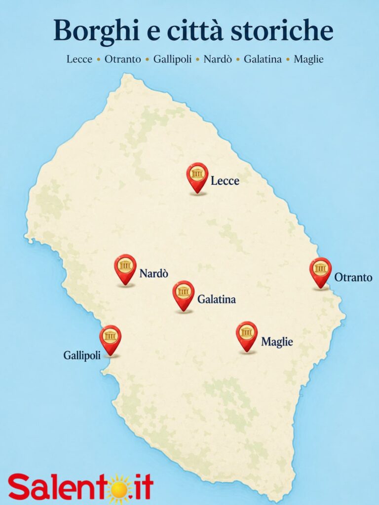 Un viaggio alla scoperta di LECCE, OTRANTO, GALLIPOLI, NARDÒ, GALATINA e MAGLIE